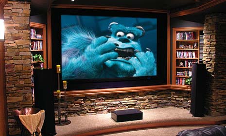 Home store theater tv